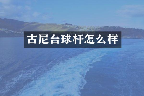 古尼台球杆怎么样