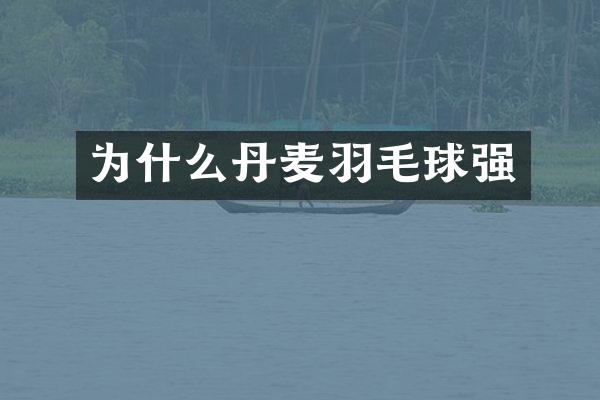 为什么丹麦羽毛球强