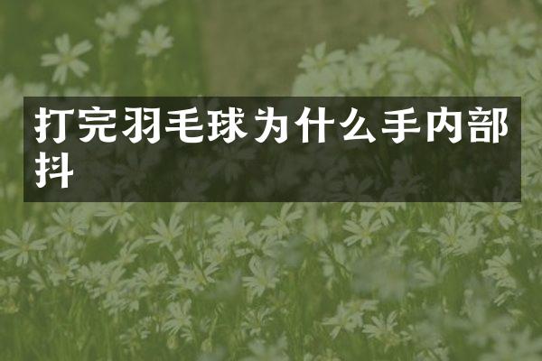 打完羽毛球为什么手内部抖
