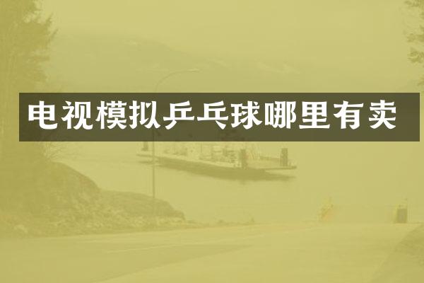 电视模拟乒乓球哪里有卖