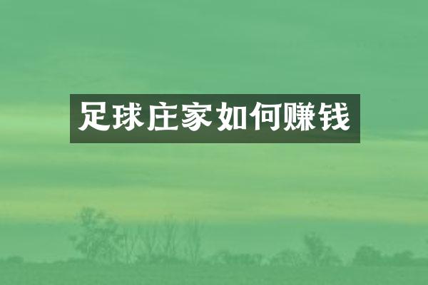 足球如何赚钱