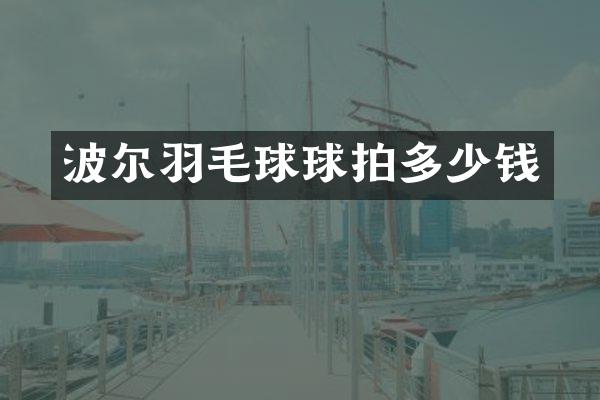 波尔羽毛球球拍多少钱