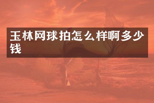 玉林网球拍怎么样啊多少钱