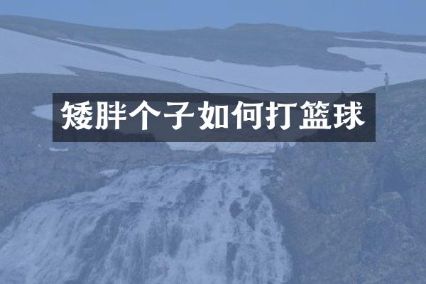 矮胖个子如何打篮球