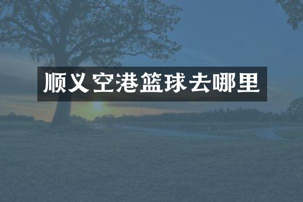 顺义空港篮球去哪里