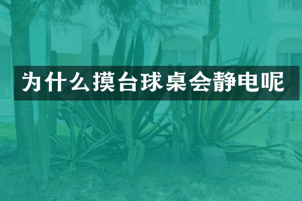 为什么摸台球桌会静电呢