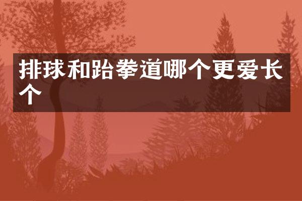 排球和跆拳道哪个更爱长个