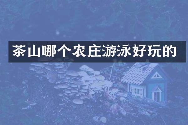 茶山哪个农庄游泳好玩的