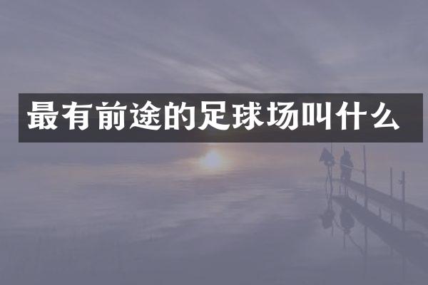 最有前途的足球场叫什么