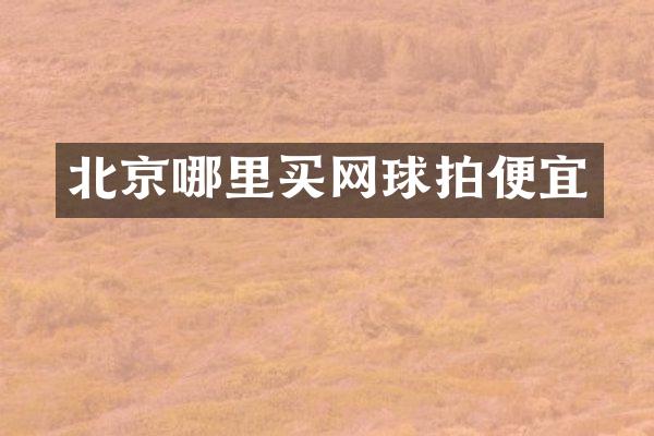 北京哪里买网球拍便宜