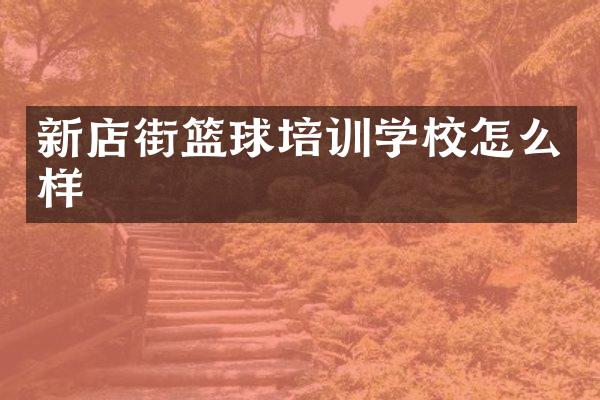新店街篮球培训学校怎么样