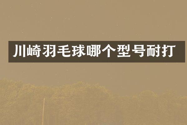 川崎羽毛球哪个型号耐打