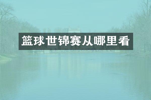 篮球世锦赛从哪里看
