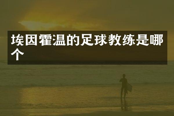 埃因霍温的足球教练是哪个