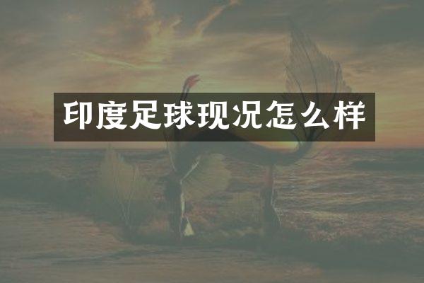 印度足球现况怎么样