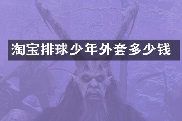 淘宝排球少年外套多少钱