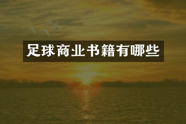 足球商业书籍有哪些