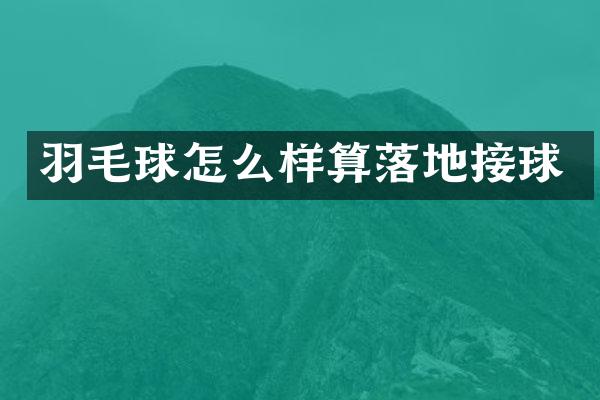 羽毛球怎么样算落地接球