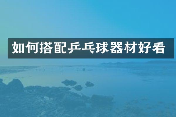 如何搭配乒乓球器材好看