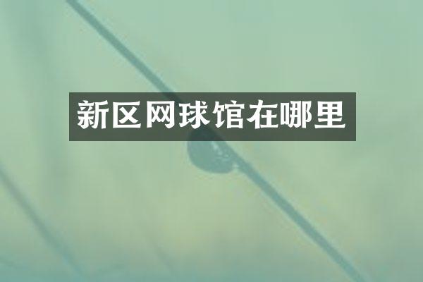 新区网球馆在哪里