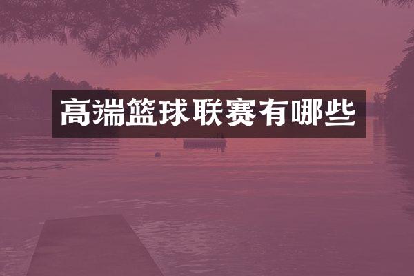 高端篮球联赛有哪些
