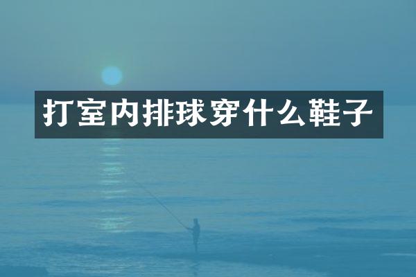 打室内排球穿什么鞋子