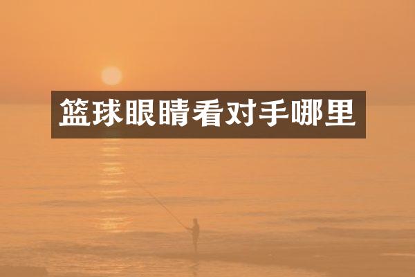 篮球眼睛看对手哪里