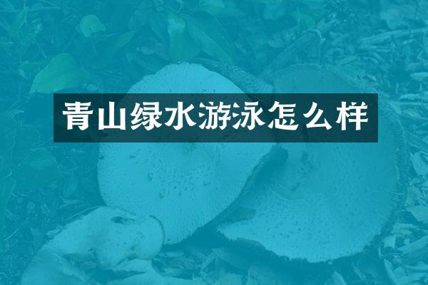 青山绿水游泳怎么样