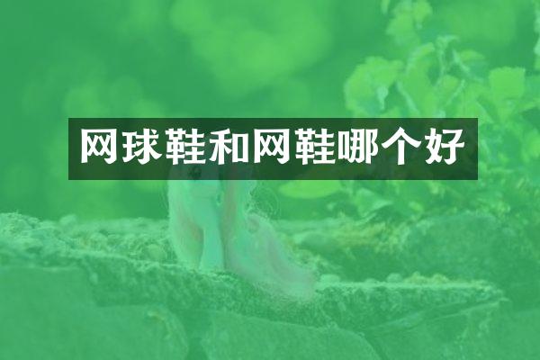 网球鞋和网鞋哪个好