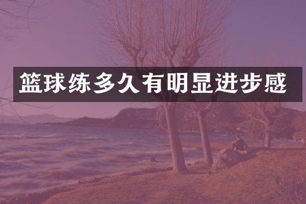 篮球练多久有明显进步感