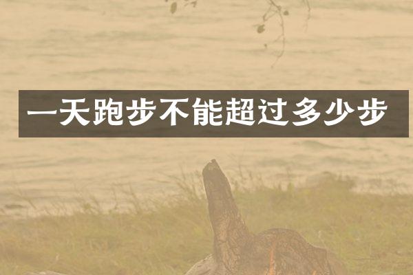 一天跑步不能超过多少步