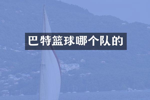 巴特篮球哪个队的