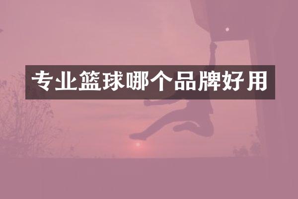 专业篮球哪个品牌好用