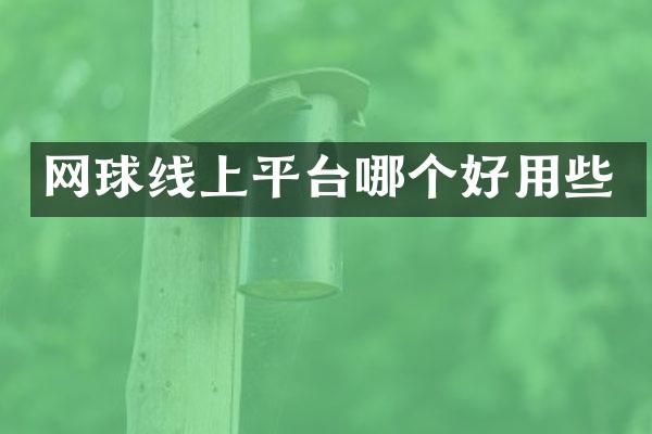 网球线上平台哪个好用些