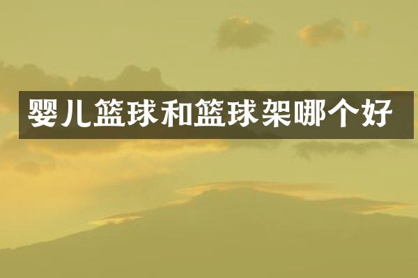 婴儿篮球和篮球架哪个好