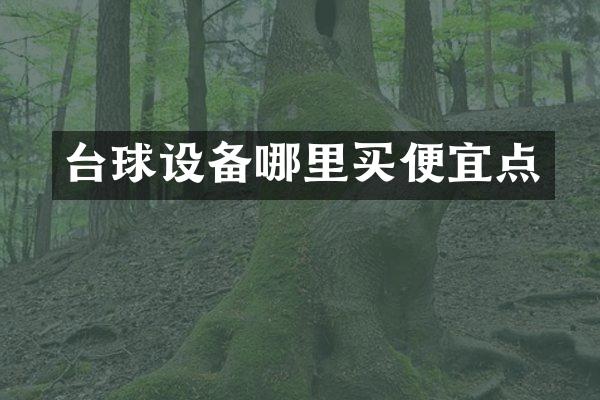 台球设备哪里买便宜点