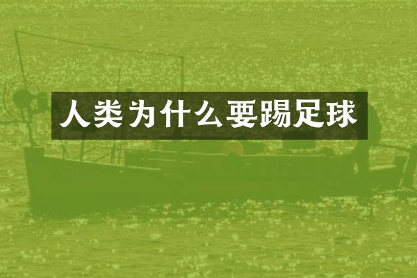 人类为什么要踢足球