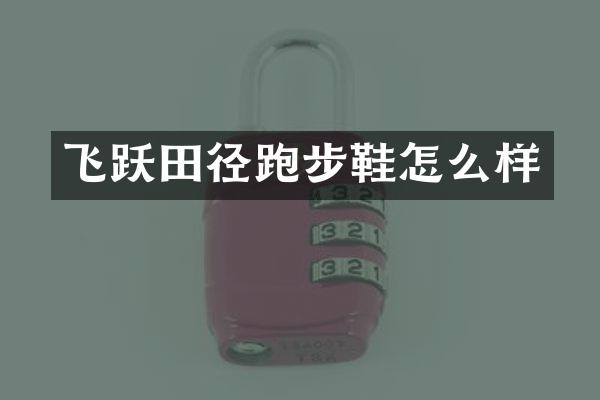 飞跃田径跑步鞋怎么样