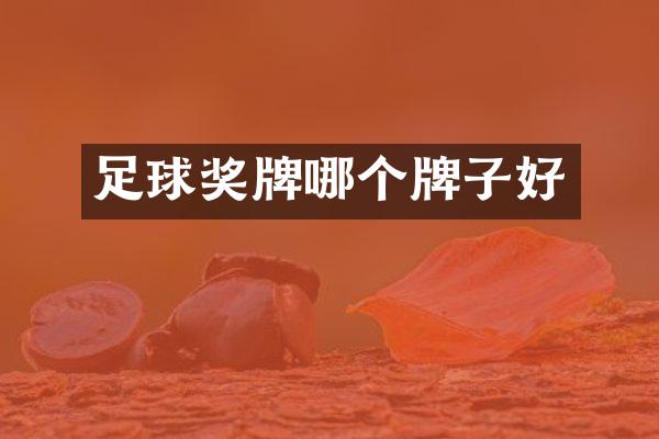 足球奖牌哪个牌子好