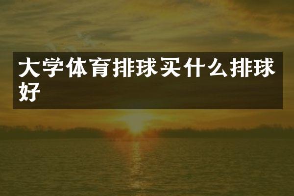 大学体育排球排球好