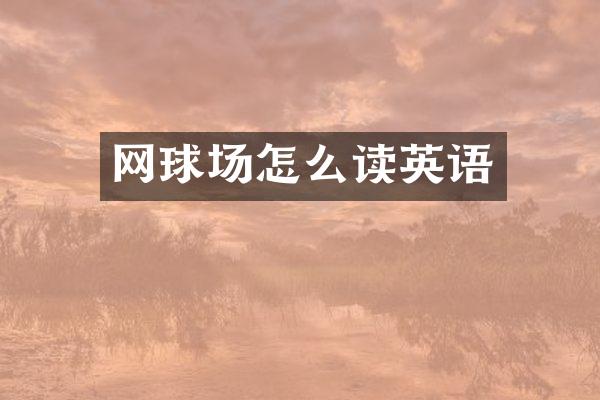 网球场怎么读英语