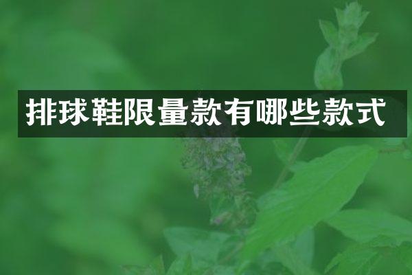 排球鞋限量款有哪些款式