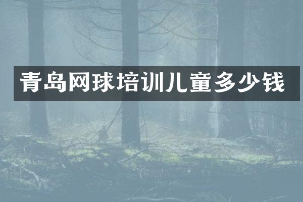 青岛网球培训儿童多少钱