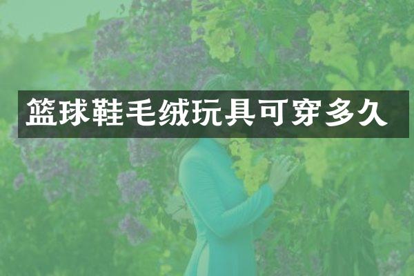 篮球鞋毛绒玩具可穿多久