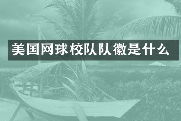 美国网球校队队徽是什么