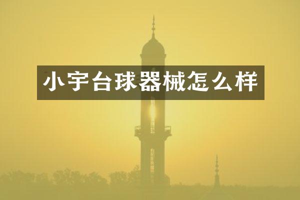 小宇台球器械怎么样