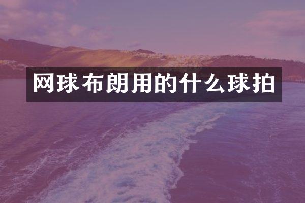 网球布朗用的什么球拍