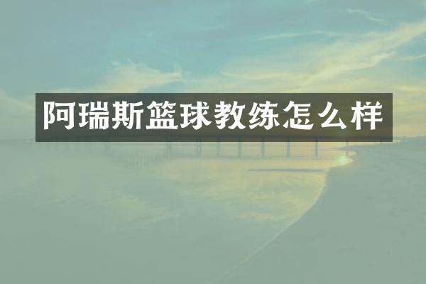 阿瑞斯篮球教练怎么样