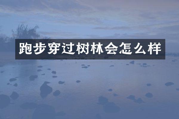 跑步穿过树林会怎么样