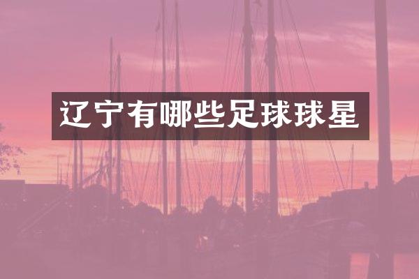 辽宁有哪些足球球星